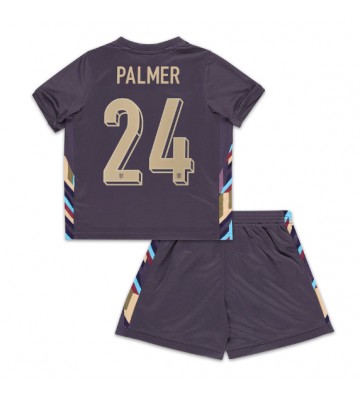 England Cole Palmer #24 Udebanesæt Børn EM 2024 Kort ærmer (+ korte bukser)